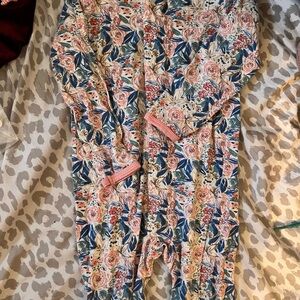 Magnetic Me Pink and Blue Floral Outfit